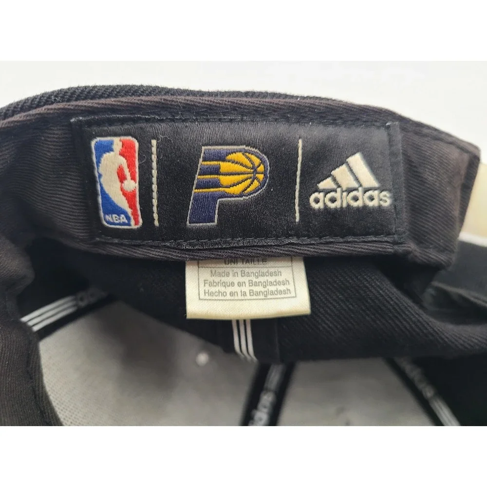 Indiana Pacers Adidas Wool Snapback‎ Hat Cap Men Women NBA Basketball Black Blue